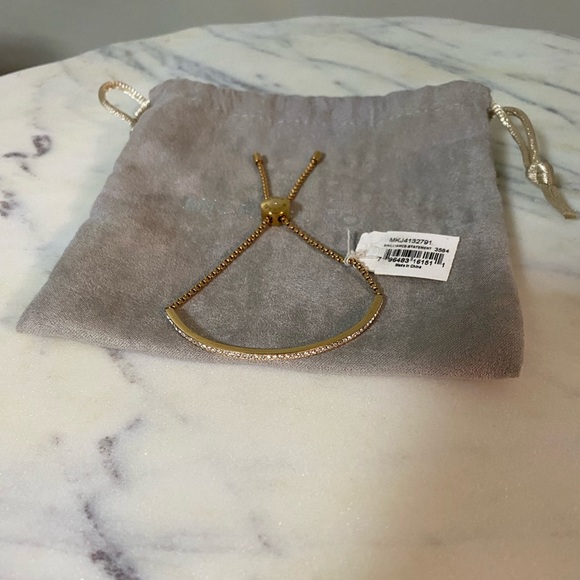 Michael Kors Pavé Slider Bracelet in Rose Gold. NWT - Picture 4 of 5